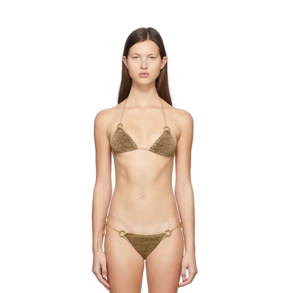 Oseree Bikini Top (Gold) - Picture 1 of 2